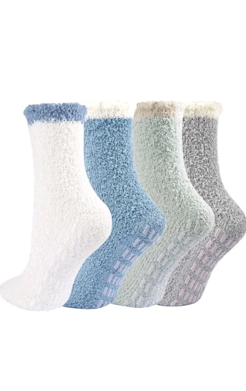Marchare Fuzzy Socks for Women Cozy Warm socks Fluffy Slipper Socks Soft For...